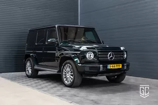 Mercedes-Benz G 400 D Manufaktur, smaragd groen, cognac leder
