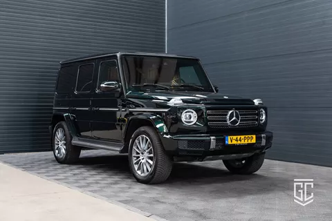 Mercedes-Benz G 400 D Manufaktur, smaragd groen, cognac leder